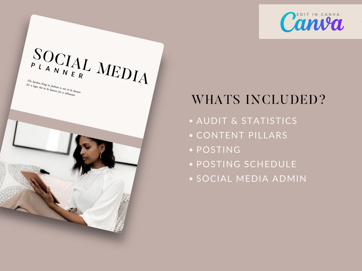 Social Media Planner Template