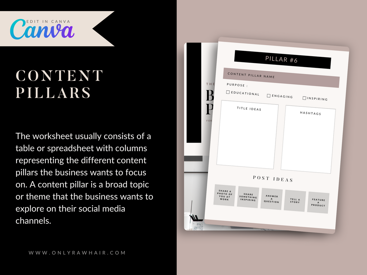 Social Media Planner Template