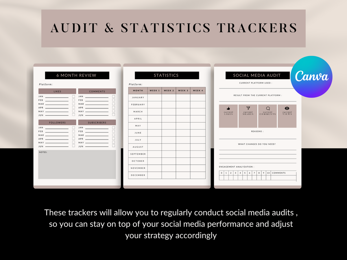 Social Media Planner Template