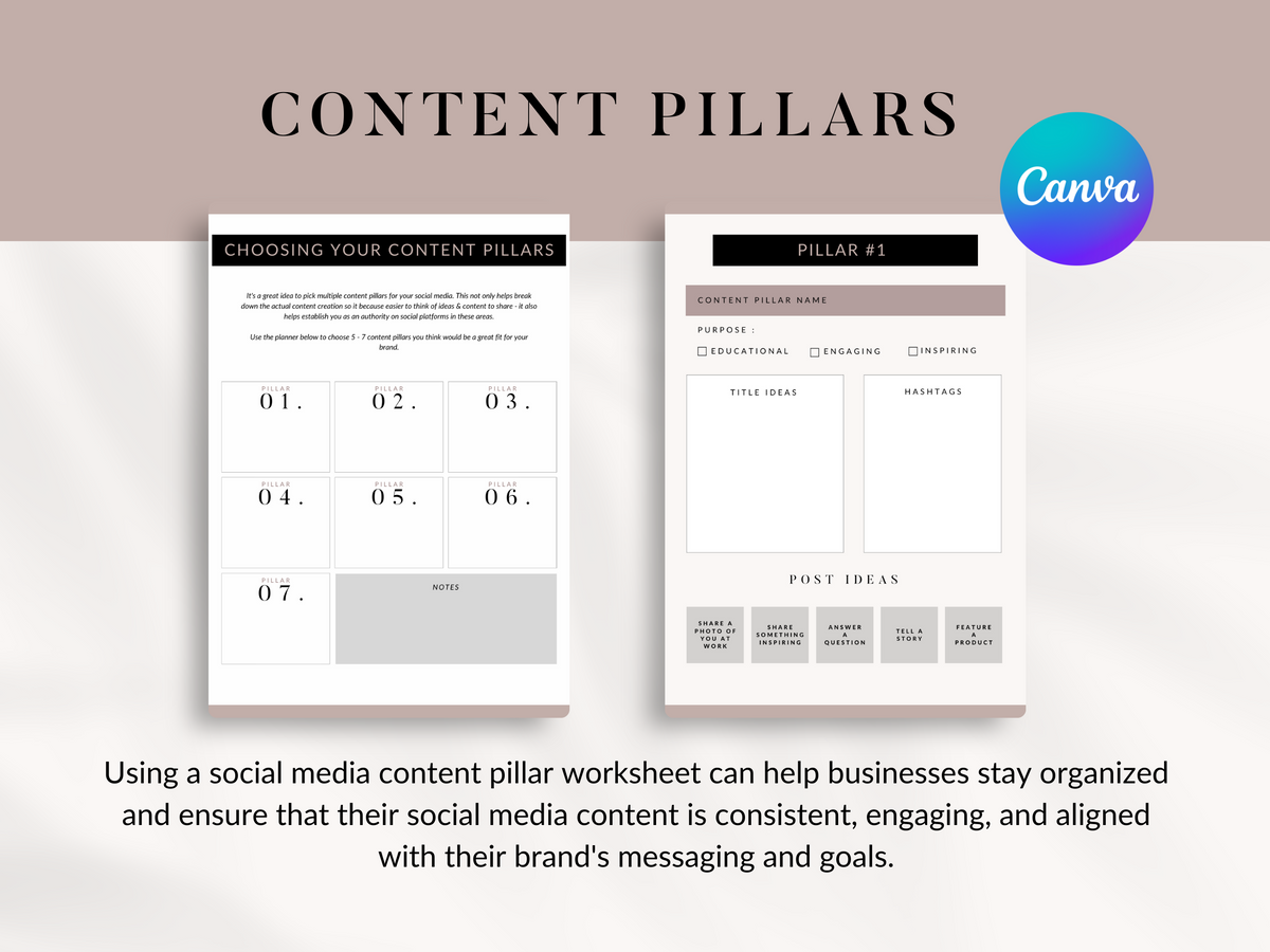 Social Media Planner Template