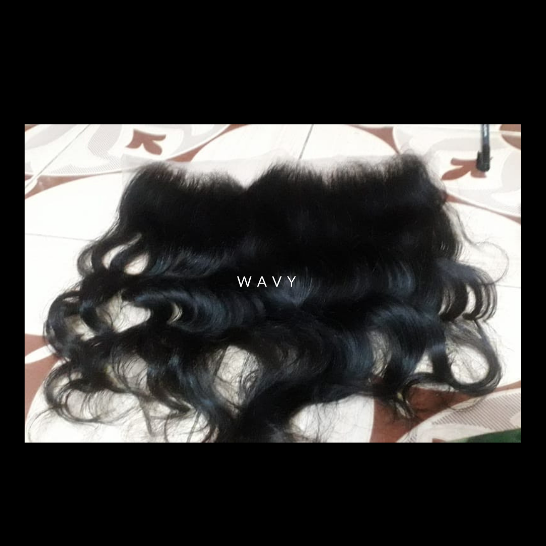 Raw Indian Lace Frontals Size (13*6)